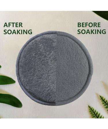 Reusable Cotton Rounds & Bamboo Makeup Remover Pads - Eco-Friendly Soft Three Layer Face Cleanser | International Shipping Available - Buy Online on SooperMarket.com