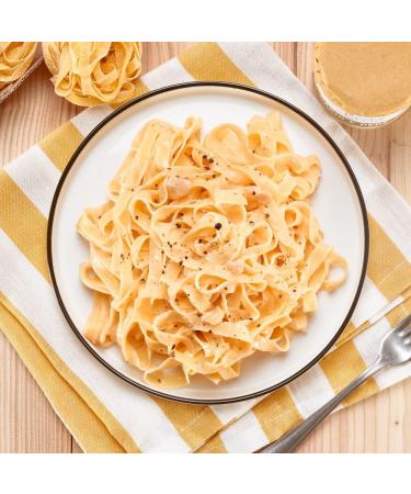 Double Portion Gourmet Tagliatelle with Cacio e Pepe Sauce | Italian Artisan Dried Egg Pasta | Restaurant-Quality Dish Ready in 6 Minutes - Buy Online on SooperMarket.com