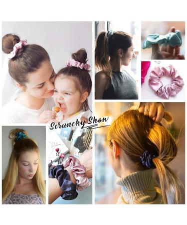 Shop Lilysilk 100% Silk Hair Rings for Women | Turquoise Ponytail Holder & Silk Hair Tie | Eco-Friendly Packaging | 1 Piece - Buy Online on SooperMarket.com