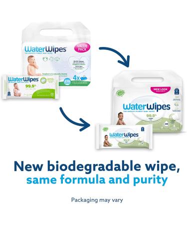 WaterWipes Textured Baby Wipes - 99.9% Water, Unscented, Hypoallergenic - 4 Packs (240 Count) - Buy Online on SooperMarket.com