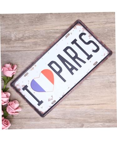 ABOOFAN Emblems Vintage Signs for Sale Out Door Decor Outdoor Metal Decor Iron Painting The Sign Iron Mark - Buy Online on SooperMarket.com