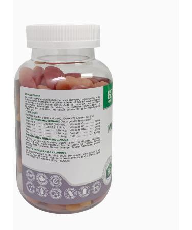 Benemax Women's Multivitamin Gummies 100% Plant Based Helps Maintain Eyesight Skin and Immune Function Helps in Development of Bone Cartilage Teeth and Gums 130 Gummies - Buy Online on SooperMarket.com