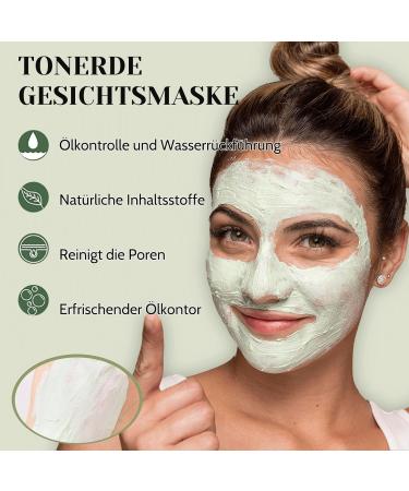 Face Masks - Mix Clay Masks - Pink Green Tea Aubergine Avocado Clay Mask - For All Types of Skin Face Masks with Mask Brush (12) - Buy Online on SooperMarket.com