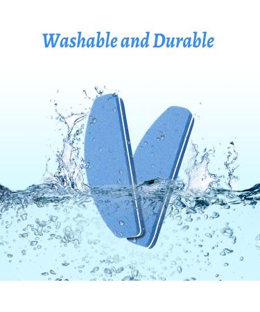 20 Pcs Double Sided Nail Buffers 100/180 Grit Blocks for Natural Gel Acrylic Nails - Durable and Portable Manicure Tools (Blue) - Buy Online on SooperMarket.com