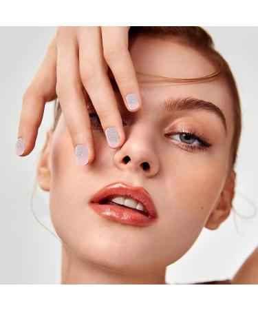 Semi-Cured Nail Wraps Natural Gloss Gel Nail Strips | Adhesive Nail Polish Strips Fingernail Manicure Stickers Salon-Quality Finish Easy Application - Buy Online on SooperMarket.com