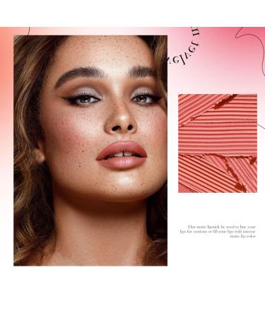 8 Colors Matte Lipstick Set - Long-lasting Moisturizing Lip Balm Makeup Kit for Women & Girls | International Shipping - Buy Online on SooperMarket.com