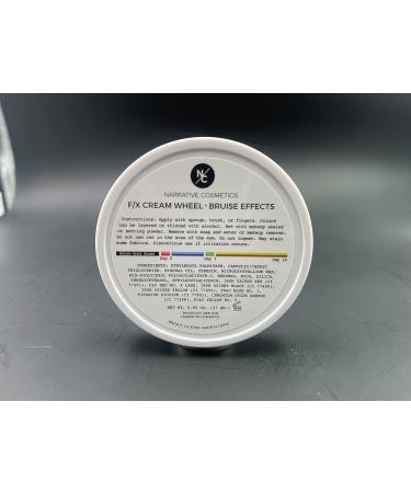 Narrative Cosmetics 6-Color Bruise Wheel - Professional SFX Cream Makeup Palette for Stage, Film, Costumes & Cosplay - Buy Online on SooperMarket.com