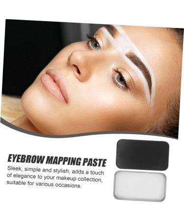 LALADEFIEE Women Makeup Tool Brow Mapping Paste for Women Eyebrow Mapping Cream Black 1 count (Pack of 1) Black - Buy Online on SooperMarket.com