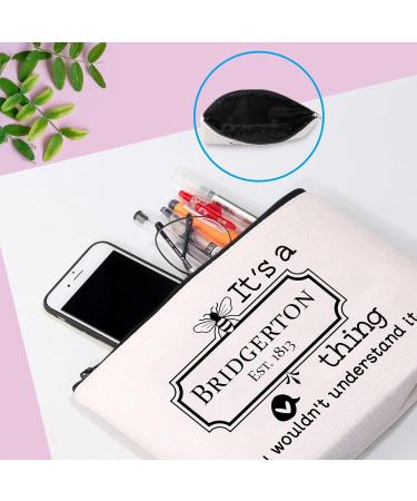 Bridgerton Toiletry Bag for Fans | Stylish Medium Accessory Inspired by the TV Series - Buy Online on SooperMarket.com