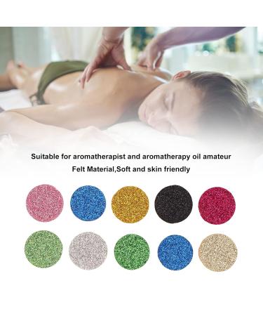 20 Pack Essential Oil Diffuser Refill Pads - 0.8 Inch Felt Replacement for Aromatherapy Necklaces Bracelets & Trailers - Buy Online on SooperMarket.com