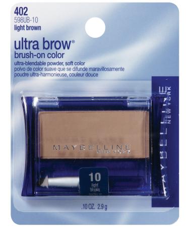Maybelline New York Ultra-Brow Brow Powder Shade 10 0.1 Ounce (Pack of 3)