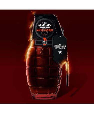 The General's Hot Sauce Super 6 - American Grown & Veteran Owned Gift Set | 6 Pack of All Natural Gourmet Hot Sauce in Glass Grenade Bottles | Made in USA - Buy Online on SooperMarket.com