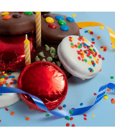 CY Chocolates Birthday Deluxe Chocolate Covered Oreos - 12 Piece Gift Box - Buy Online on SooperMarket.com