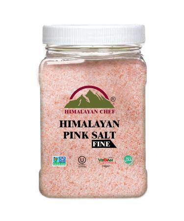 Himalayan Chef Himalayan Pink Salt, Fine-5lbs 5 Pound (Pack of 1)