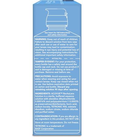 ACUVUE RevitaLens Multi-Purpose Disinfecting Solution Twin Pack - 2 x 10 oz - Buy Online on SooperMarket.com