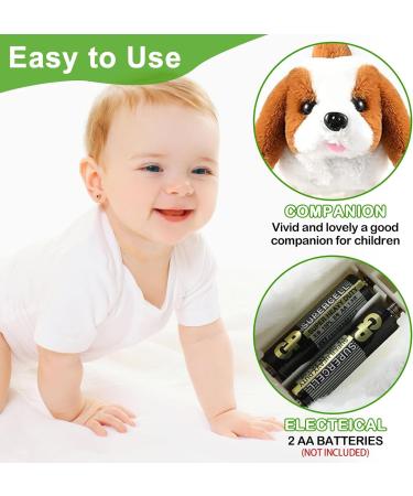Barking Dog Toy for 1-3 Year Olds - Interactive Dog Toy for Kids - Perfect Birthday Gift for Boys and Girls Ages 2-5 - Buy Online on SooperMarket.com