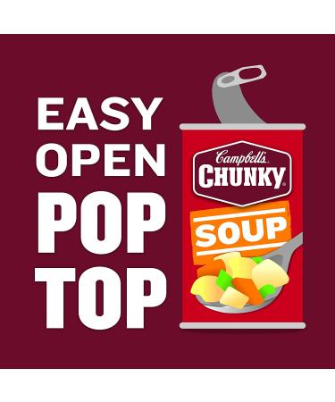 Campbell's Chunky Minestrone with Italian Sausage Soup - 18.8oz Can (Case of 12) - Buy Online on SooperMarket.com