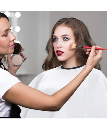 Professional White Make-Up Cape for Beauticians - Short Work Coat & Hair Shampoo Scarf | 1 Piece - Buy Online on SooperMarket.com