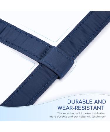 Nobleza Knotted Halter for Horses - Padded Nose & Neck Dark Blue | Ideal for Riding & Training - International Shipping Available - Buy Online on SooperMarket.com