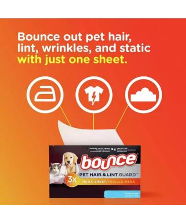 Hair & Lint Guard Mega Dryer Sheets 210 ct - Fresh Scent | International Shipping Available - Buy Online on SooperMarket.com