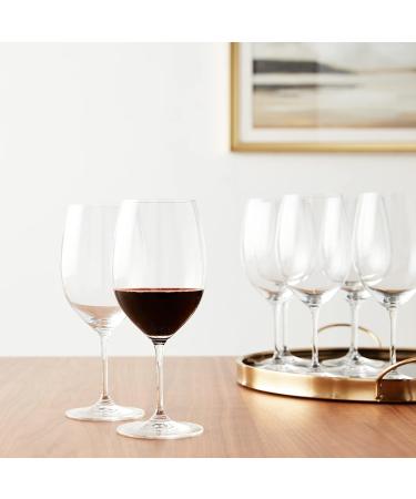 RIEDEL Vinum Cabernet Sauvignon/Merlot Glasses - 8 Count Pack (Pay for 6, Get 8) | Bordeaux Wine Glasses - Buy Online on SooperMarket.com