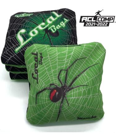 Lime Mamba Series ACL Comp Approved Cornhole Bags 2021-2022 - Set of 4, Made in USA - Buy Online on SooperMarket.com