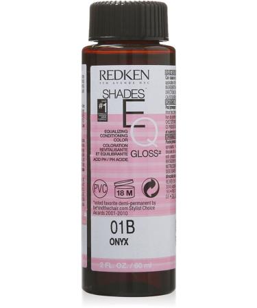 Shades EQ Color Gloss 01B Onyx Redken 2 oz Hair Color For Women
