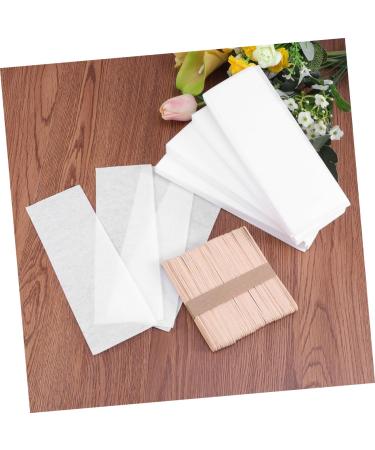 Magiclulu 800 Wooden Wax Depilatory Strips - Strong Cotton Hair Removal Paper & Body Wax Rod - Buy Online on SooperMarket.com