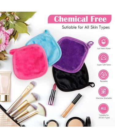 Orighty Makeup Remover Cloths 12 Pack - Reusable Face Cleansing Cloth for Instant Makeup Removal - 5x5 Inch (Pack of 12) - Buy Online on SooperMarket.com