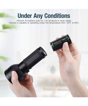 HiQuick AA Rechargeable Batteries 2800mAh - High Capacity 16 Pack | Eco-Friendly & Long-Lasting Performance for International Shipping - Buy Online on SooperMarket.com