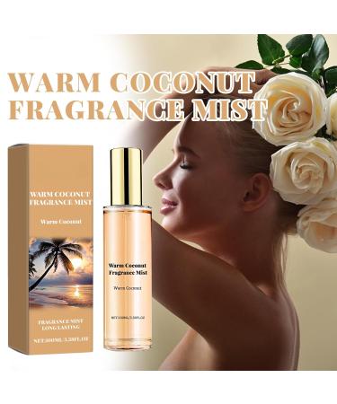 Warm Coconut Fragrance Mist Skin Body Mist Intimate Partner Perfumes for Women Long Lasting Fresh Perfume Spray Portable Natural Non-Greasy Dating Fragrance Warm Coconut (1 Pcs) - Buy Online on SooperMarket.com