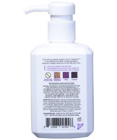 Keracolor Clenditioner for Brunettes - Purple 12 Fl. Oz. - Cruelty-Free Semi-Permanent Hair Color - Buy Online on SooperMarket.com