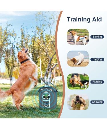 Antibell for Dogs - Ultrasound Anti-Barking Device with 3 Frequency Levels | Safe Training Collar for Small & Large Dogs | 50ft Range | Indoor & Outdoor Use - Buy Online on SooperMarket.com
