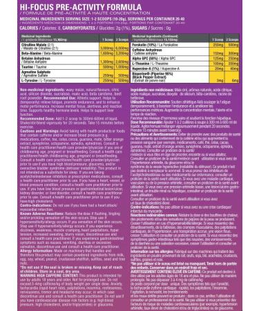 Havok-Neuro - Hi-Focus Pre-Workout Powder 40 Servings (Peach Lemonade) - Buy Online on SooperMarket.com