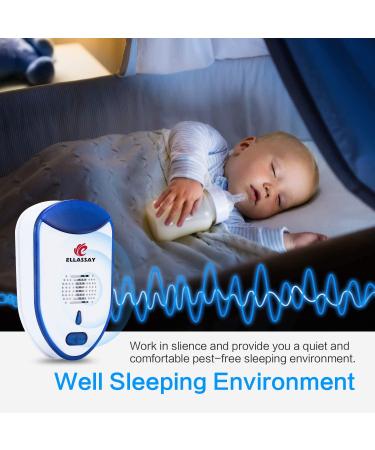ELLASSAY Ultrasonic Pest Repeller - 2 Pack Indoor Electronic Plug-in Pest Control Repellent - Buy Online on SooperMarket.com