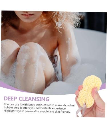 Angoily 6 Pcs Bath Ball Sponges - Kids Foam Sea Sponge & Hydrophilic Body Scrubbers for Spa & Bathing - Buy Online on SooperMarket.com
