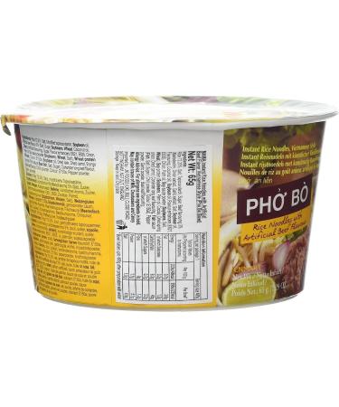 MAMA Instant Rice Noodle Vietnamese Style Pho Ga Vermicelli Bowl Beef Flavours 65g (Pack of 6) by CNMART - Buy Online on SooperMarket.com