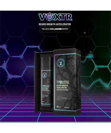 Voxtr Beard Growth Serum - Thicker & Healthier Beard with Follicle Acceleration - 1.69 Fl. Oz - International Shipping Available - Buy Online on SooperMarket.com