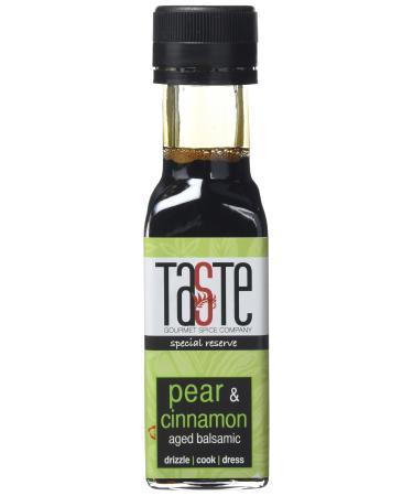 Gourmet Spice Company Pear and Cinnamon Aged Balsamic Vinegar 100 ml Cinnamon Pear 100 ml (Pack of 1)
