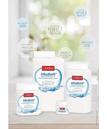 Dr. Jentschura ALKABATH Soothing Alkaline Bath Salts - 2750g for Foot or Full Bath Relaxation - Buy Online on SooperMarket.com
