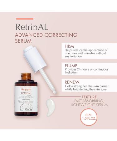 Eau Thermale Avene RetrinAL Advanced Correcting Serum - 1 fl. oz. | Firm, Plump, & Renew Skin - Buy Online on SooperMarket.com