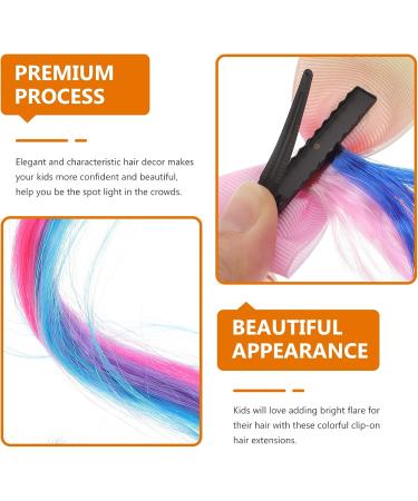 Hair Accessories for Girls Bulk Unicorn Wigs for Hair Extensions Clips 3PCS - Buy Online on SooperMarket.com