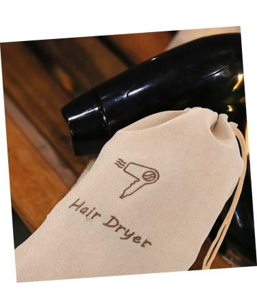 PLAFOPE Hair Dryer Bag Storage Portable Pouch Draw Bag Dryer Travel Organizer for Hair Multi-use Linen Linen Hair Dryer Bag - Buy Online on SooperMarket.com