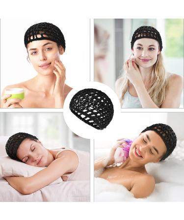 2 PCS Black Mesh Hair Net Caps for Women - Long Straight/Curl Wig Snood Wrap Bonnets with Bun Lift Strap - Ideal for Sleeping, Cooking, Ballet - Buy Online on SooperMarket.com