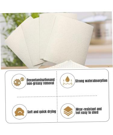 6Pcs Reusable Paper Towels Lemon Print Dish Towels for Kitchen Soft and Absorbent Dish Cloths Quick Drying Kitchen Dishcloths Dish Rags for Washing Dishes - Buy Online on SooperMarket.com