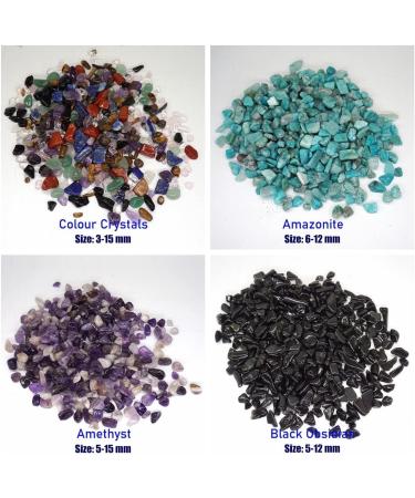 Natural Stones Gravel Crystals Chip Quartz Ore Minerals Reiki Tumbled Agates Specimen Gemstones Home Decoration (Color : Garnet Size : 50g) 50g Garnet - Buy Online on SooperMarket.com