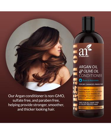Artnaturals Argan & Olive Oil Conditioner 16 fl oz - Boost & Rejuvenate Hair - Buy Online on SooperMarket.com