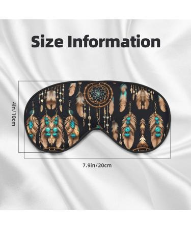 SSIMOO Adjustable Feather Sleep Mask - Breathable & Fashionable Eye Mask for Comfortable Sleep - International Shipping Available - Buy Online on SooperMarket.com