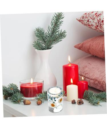 STOBOK 2pcs Candlestick Mold Concrete Pillar Mould Decorative Trays Candle Making Resin Molds Wax Candle Molds Candle Making Molds Jewelry Silica Gel White Candle Holders 3D Whitex2pcs 8X6cmx2pcs - Buy Online on SooperMarket.com