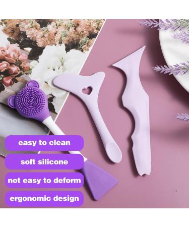 Buy WLLHYF 3PCS Eyeliner Template Silicone Tool Set - 5-in-1 Reusable Eye Makeup & Protection Pads for Perfect Wings - Buy Online on SooperMarket.com